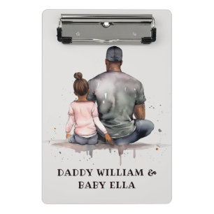 Mini Porte-bloc Lien père et fille noir (4)