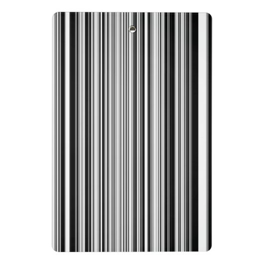 Mini Porte-bloc Lignes noires et blanches (Dos)