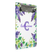 Mini Porte-bloc Lilacs violets sophistiqués avec Feuilles verts (Incliné)