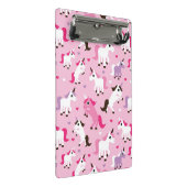 Mini Porte-bloc l'illustration de licorne badine l'arrière - plan (Incliné)
