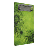 Mini Porte-bloc Lime Green Grunge with Black Accents (Incliné)