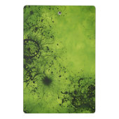Mini Porte-bloc Lime Green Grunge with Black Accents (Dos)