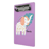 Mini Porte-bloc Little Elephant Boho Nom personnalisé (Angle2)