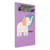 Mini Porte-bloc Little Elephant Boho Nom personnalisé (Incliné)