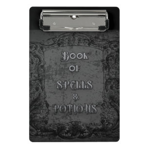 Mini Porte-bloc Livre des sorts et potions de sorcière