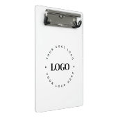Mini Porte-bloc Logo d'affaires circulaire personnalisé minimalist (Incliné)