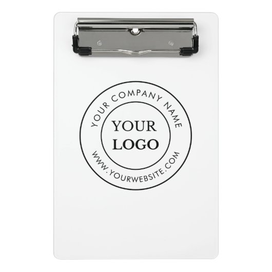 Mini Porte-bloc Logo d'entreprise personnalisé (Devant)