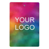 Mini Porte-bloc Logo d'entreprise personnalisé Ajouter un texte (Dos)