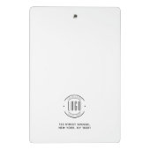Mini Porte-bloc Logo d'entreprise personnalisée moderne marque com (Dos)