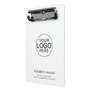 Mini Porte-bloc Logo et adresse d'entreprise moderne