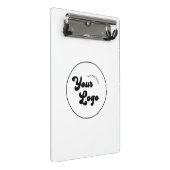 Mini Porte-bloc Logo noir et blanc classique Business Promotion (Incliné)