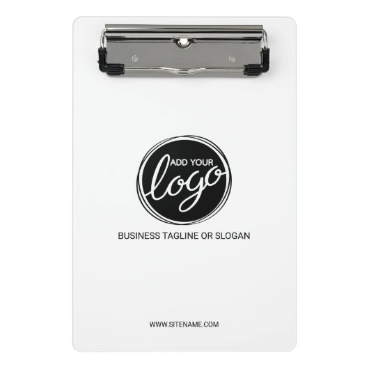 Mini Porte-bloc Logo professionnel personnalisé avec texte personn (Devant)