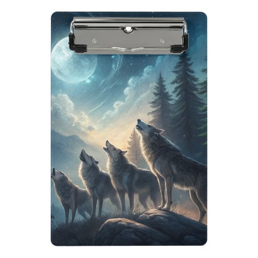 Mini Porte-bloc Loups (Devant)