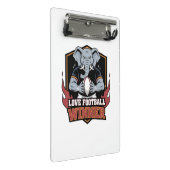 Mini Porte-bloc love football  (Incliné)