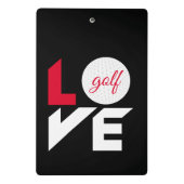 Mini Porte-bloc Love golf (Dos)