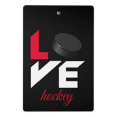 Mini Porte-bloc Love hockey (Dos)