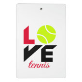 Mini Porte-bloc Love tennis (Dos)