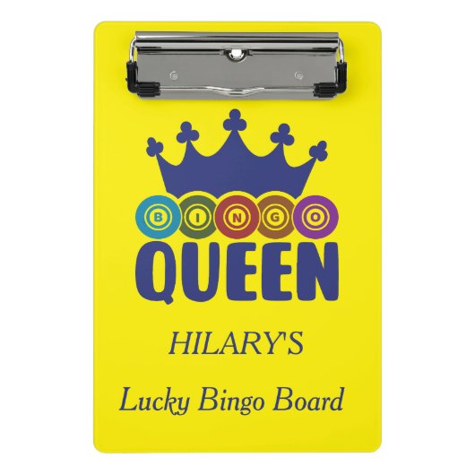 Mini Porte-bloc Lucky Bingo Queen (Devant)
