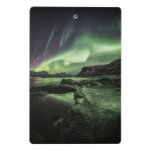 Mini Porte-bloc Lumières du nord vertes (Dos)