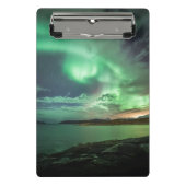 Mini Porte-bloc Lumières du nord vertes (Devant)