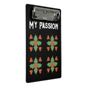 Mini Porte-bloc Ma Passion Couleur blanche Couleur Texte personnal (Incliné)