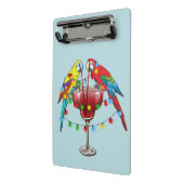 Mini Porte-bloc Macaws Tropical Boire Du Vin (Angle2)