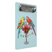 Mini Porte-bloc Macaws Tropical Boire Du Vin (Incliné)