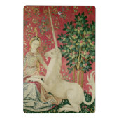 Mini Porte-bloc Madame et la licorne : "Vue" 2 (Dos)