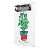 Mini Porte-bloc Magnifique Cactus Aquarelle En Beau Pot (Angle2)