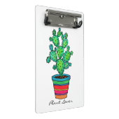 Mini Porte-bloc Magnifique Cactus Aquarelle En Beau Pot (Incliné)