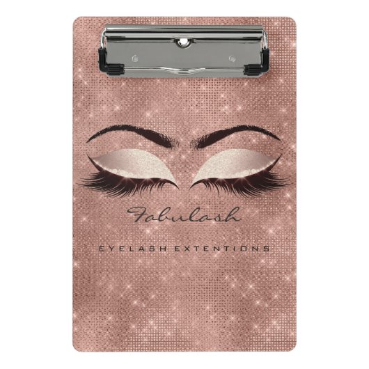 Mini Porte-bloc Maquillage Artist Studio Lashes Extension Spark Ro (Devant)