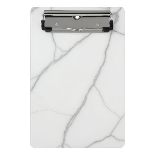 Mini Porte-bloc Marbre Blanc (Devant)