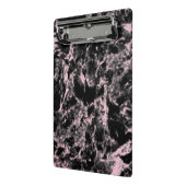 Mini Porte-bloc Marbre rose et noir (Angle2)