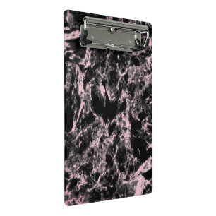 Mini Porte-bloc Marbre rose et noir