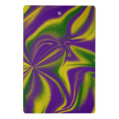 Mini Porte-bloc Mardi Gras Swirls (Dos)