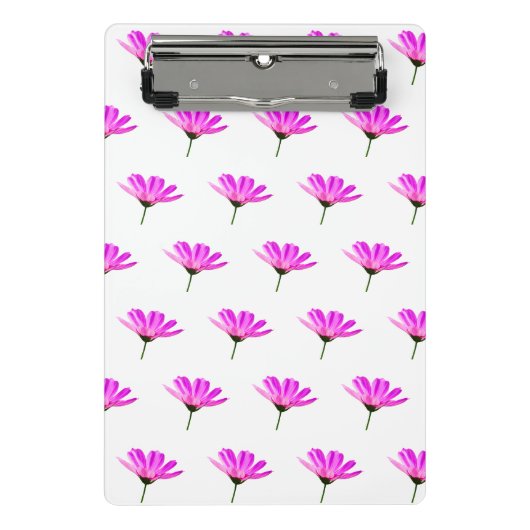 Mini Porte-bloc Marguerite rose (Devant)
