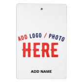 MINI PORTE-BLOC MARQUE BLANCHE MODERNE ET PERSONNALISABLE VÉRIFIÉE (Dos)