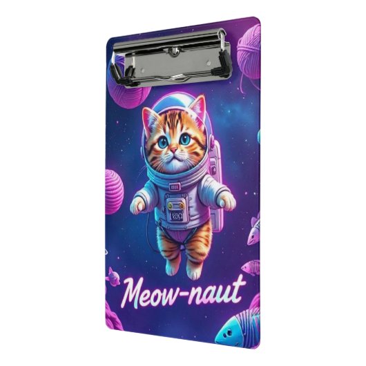 Mini Porte-bloc Meow-naut (Angle2)