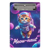 Mini Porte-bloc Meow-naut (Devant)