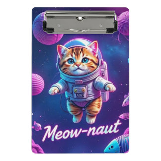 Mini Porte-bloc Meow-naut
