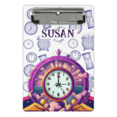 Mini Porte-bloc Mère de l'horloge Spiral Carnet photo (Devant)