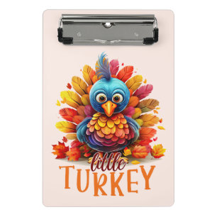 Mini Porte-bloc Mignonne Turquie Thanksgiving
