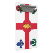 Mini Porte-bloc Mini-bloc-notes avec le drapeau de Montréal, Canad (Incliné)