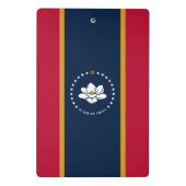 Mini Porte-bloc Mini-bloc-notes avec le drapeau du Mississippi, Ét (Dos)