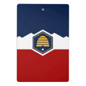 Mini Porte-bloc Mini-bloc-notes avec le nouveau drapeau de l'Utah, (Dos)