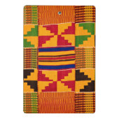 Mini Porte-bloc Mini-Clip d'impression africaine (Dos)