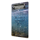 Mini Porte-bloc Mini-Clipboard Océan Personnalisé (Angle2)