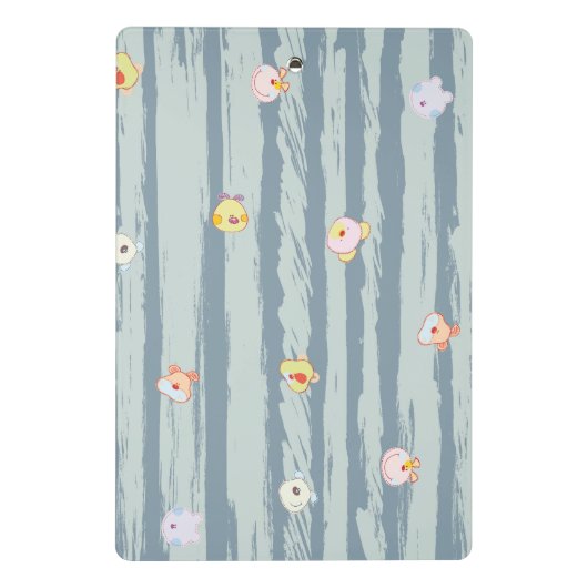 Mini Porte-bloc Mini Clipboard – Whimsy Faces (Dos)