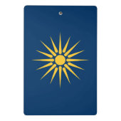 Mini Porte-bloc Mini clipboard with flag of Macedonia, Greece (Dos)