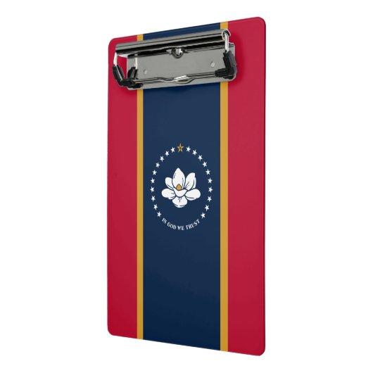 Mini Porte-bloc Mini clipboard with flag of Mississippi, USA (Angle2)